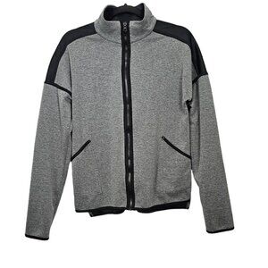 ❤️Champion Neoprene Full Zip Athletic Active Gray Jacket